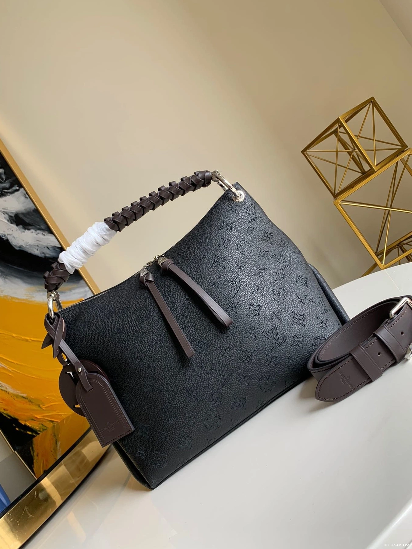 Aaa replica ru BEAUBOURG MM HOBO LOUIS VUITTON 0808